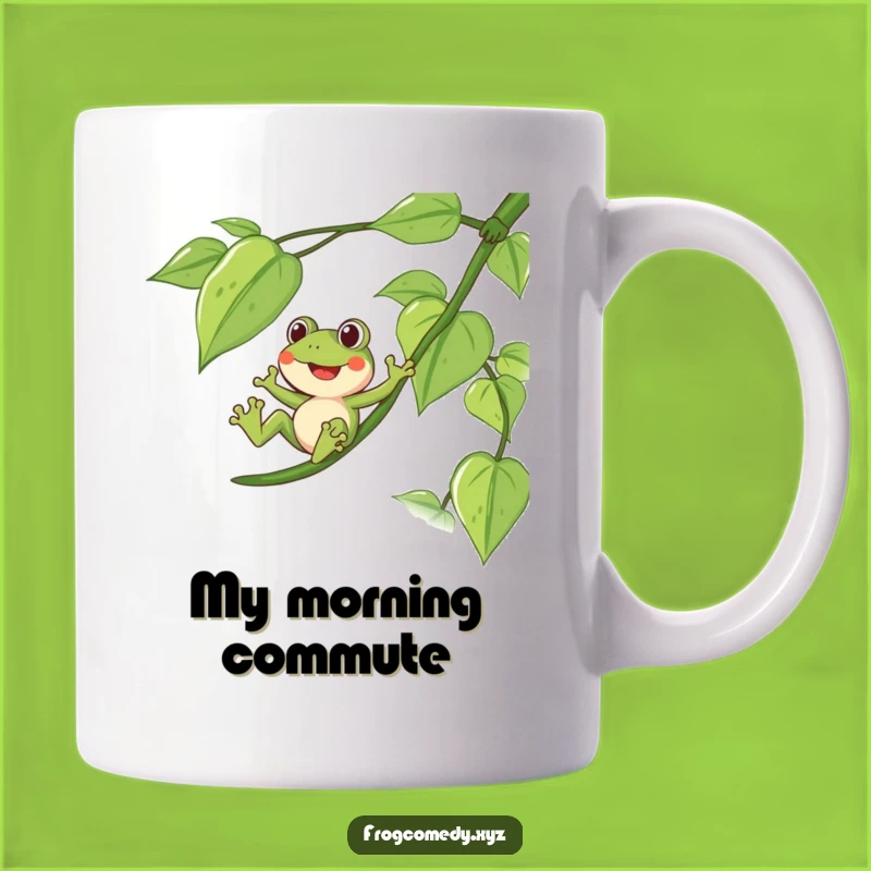 Funny Frog Vine Mug: Adventure and Delight for Frog Lovers