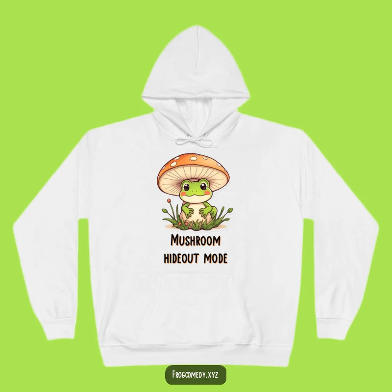 Cozy Funny Kawaii Frog Hoodie: Warm and Whimsical Gift Apparel