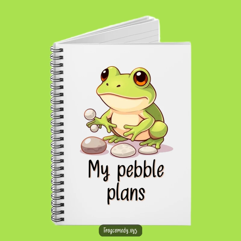 Kawaii Frog Juggling Notebook: Funny Journal for Ambitious Ideas