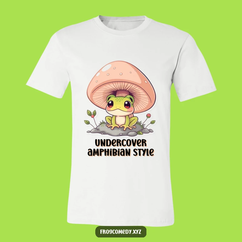Funny Curious Frog T-Shirt - Embrace Your Inner Wonder Gift