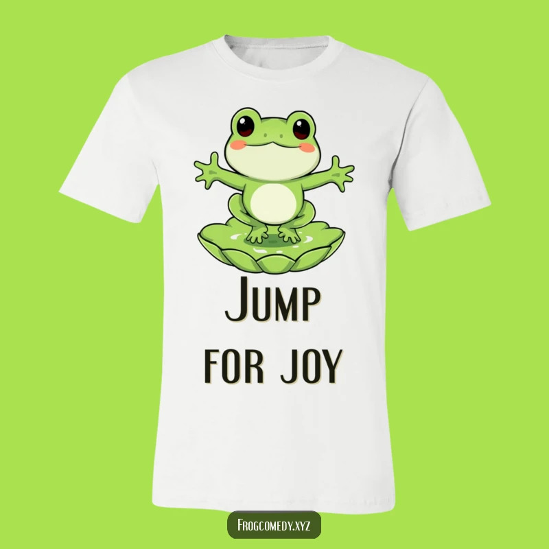 Funny Frog Lily Pad T-Shirt: Playful Jumper, Ideal Funny Gift Apparel